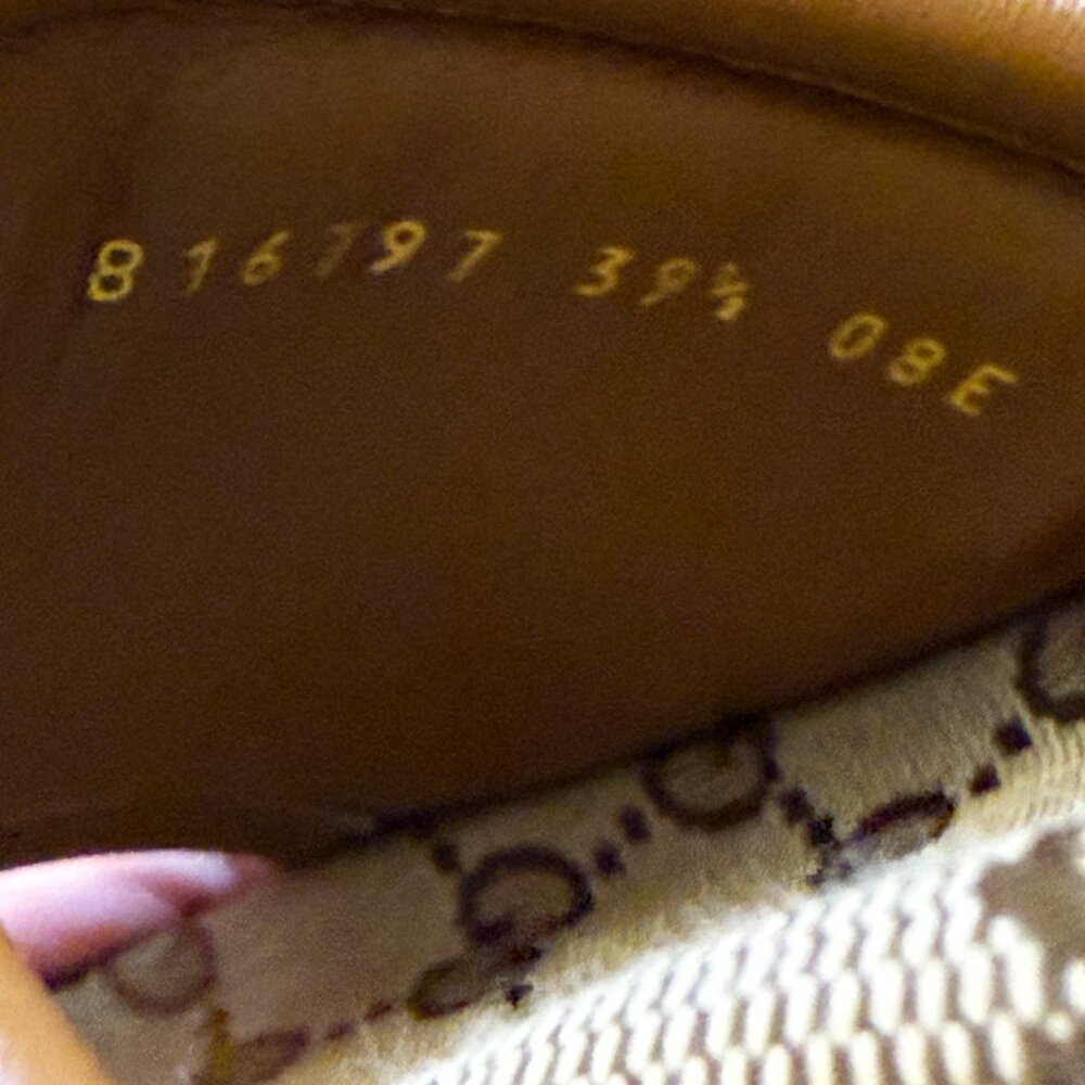 Gucci GG Canvas Platform Slide Sandals - Picture 8 of 11